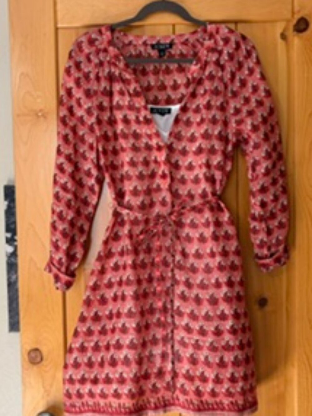 JCrew LS Short Linen Blend Dress